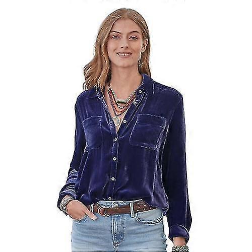 Damenbluse Ärmel Hemd Knopfhemd