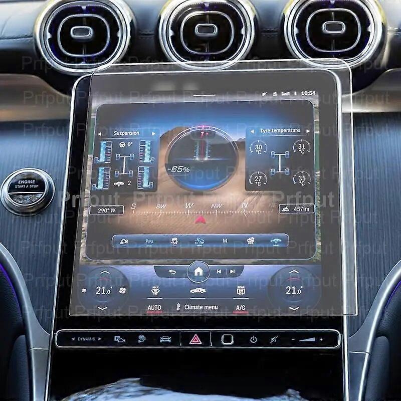 Gps Protector Car Interior Decoration Tempered Glass Film For Mercedes-Benz Glc 2023 Car Infotainment Radio Gps Navigation Screen Instrument Dashboard Protector