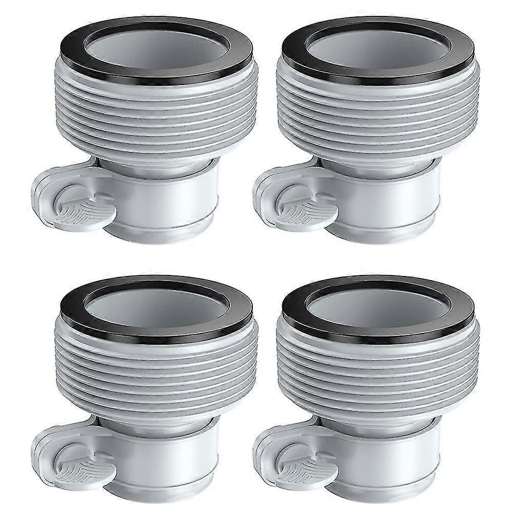 4pcs For Intex Filter Pump Port 1.25" To 1.5" Hose Conversion Adapter