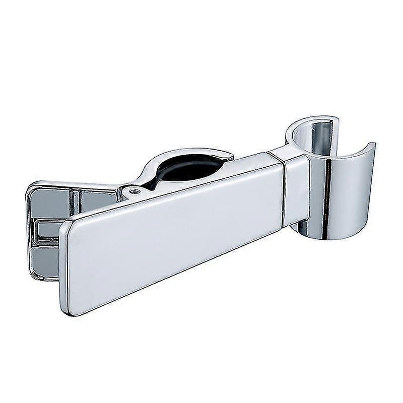 Clip-on Shower Hand Spray Bracket, Adjustable Shower Bracket, Silver
