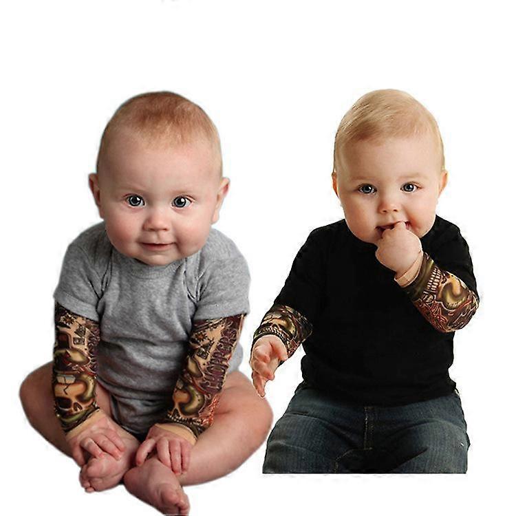 Baby Fake Tattoo Sleeve T-Shirt Bodysuit