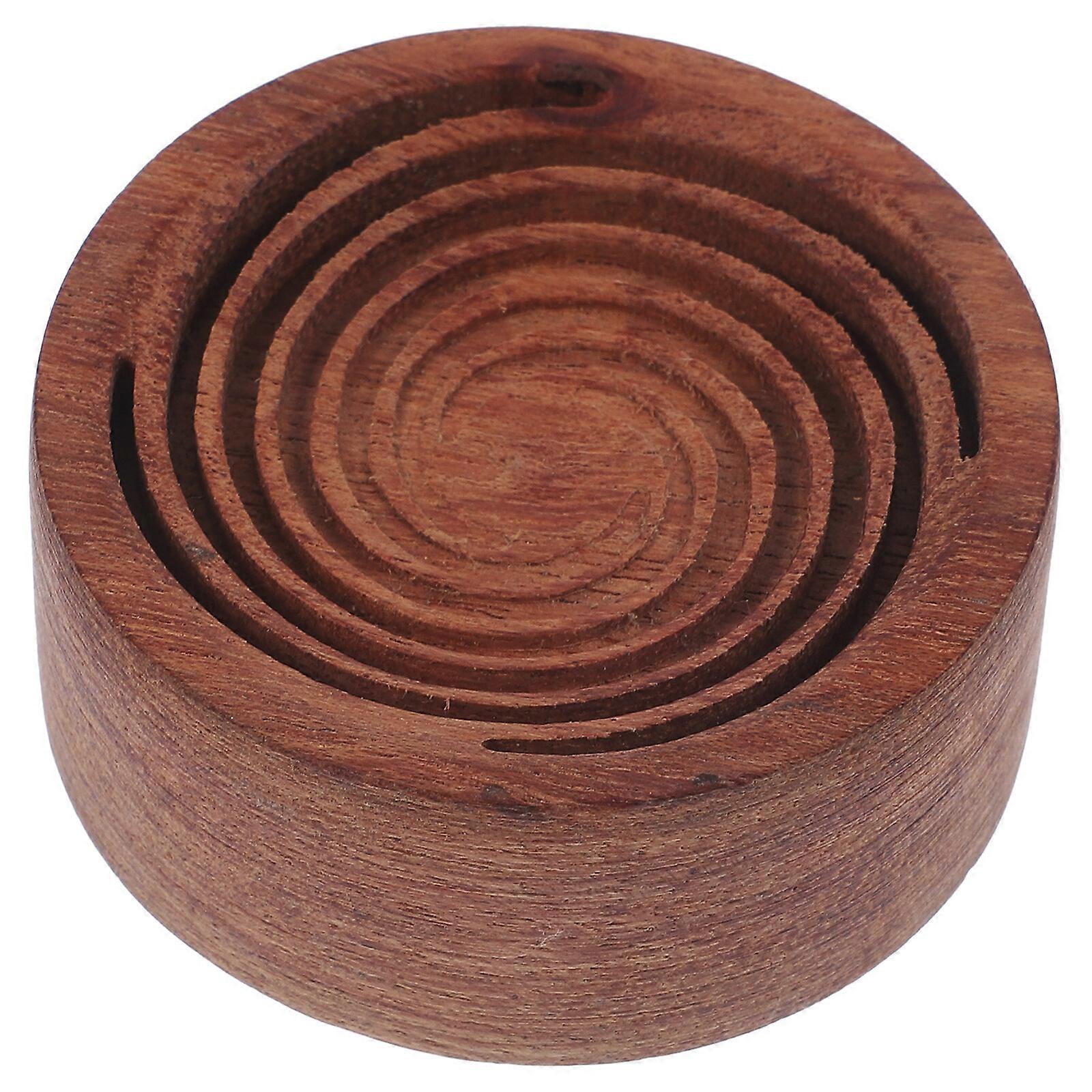 Car Essential Oil Diffuser Wood Decorative Aromatherapy Diffuser Essential Oil Round Diffuser