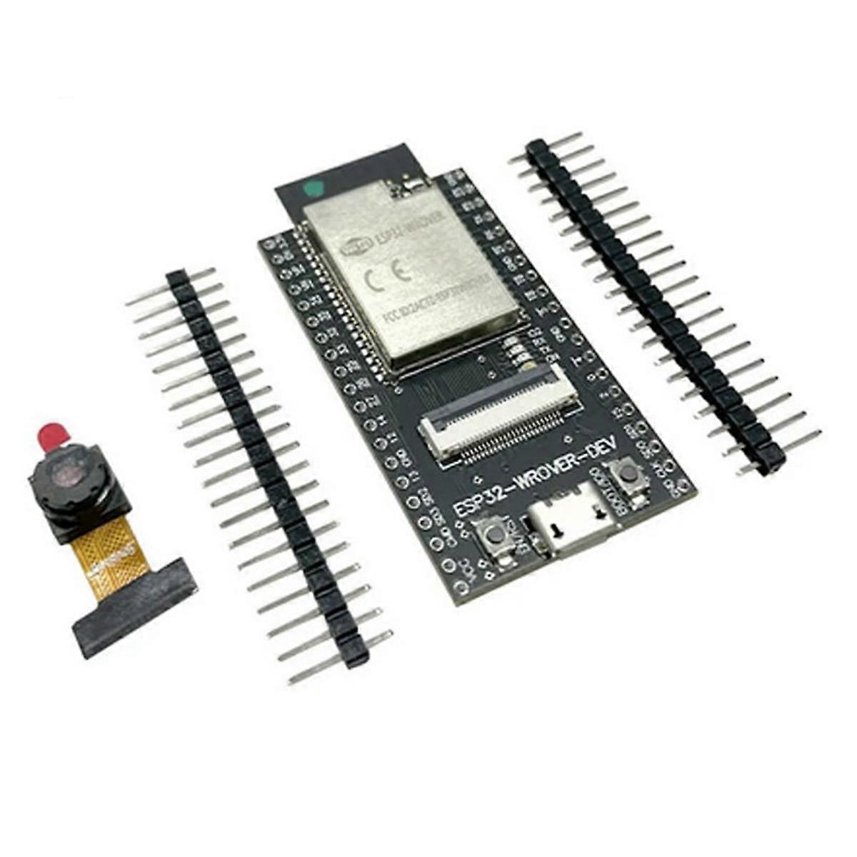 ESP32 CAM-Entwicklungsboard ESP32-WROVER-DEV CH340C WLAN-Modul mit OV2640-Kamera ESP32-CAM ESP32-WROVER, kein Schweißen