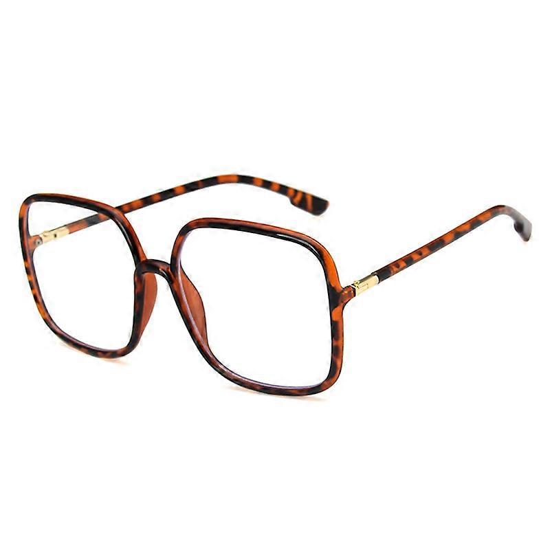 Klassiske vintage solbriller Kvinder Oversized Square Plastic Frame Luksus Brand Designer Klar Grå Pink Lens Shades Oculos O523