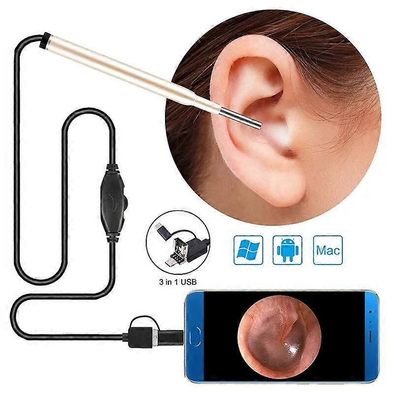 3.9MM Mini Medical Endoscope Camera Waterproof USB Endoscope Inspection Camera for OTG Android Phone PC Ear Nose Borescope