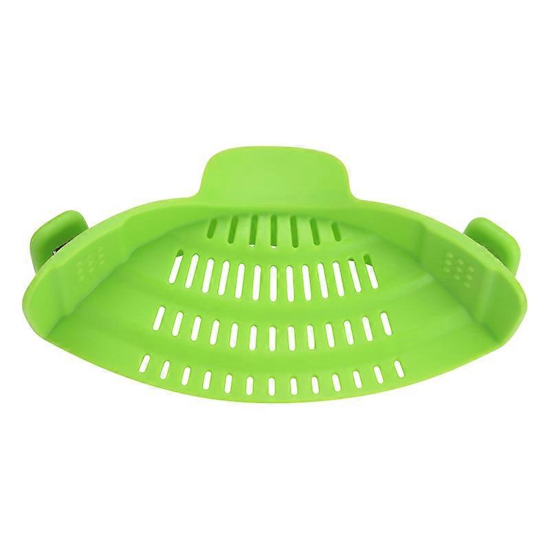 Noodle Strainer, Kitchen Drainer Silicone Pot Side Vegetable Drainer