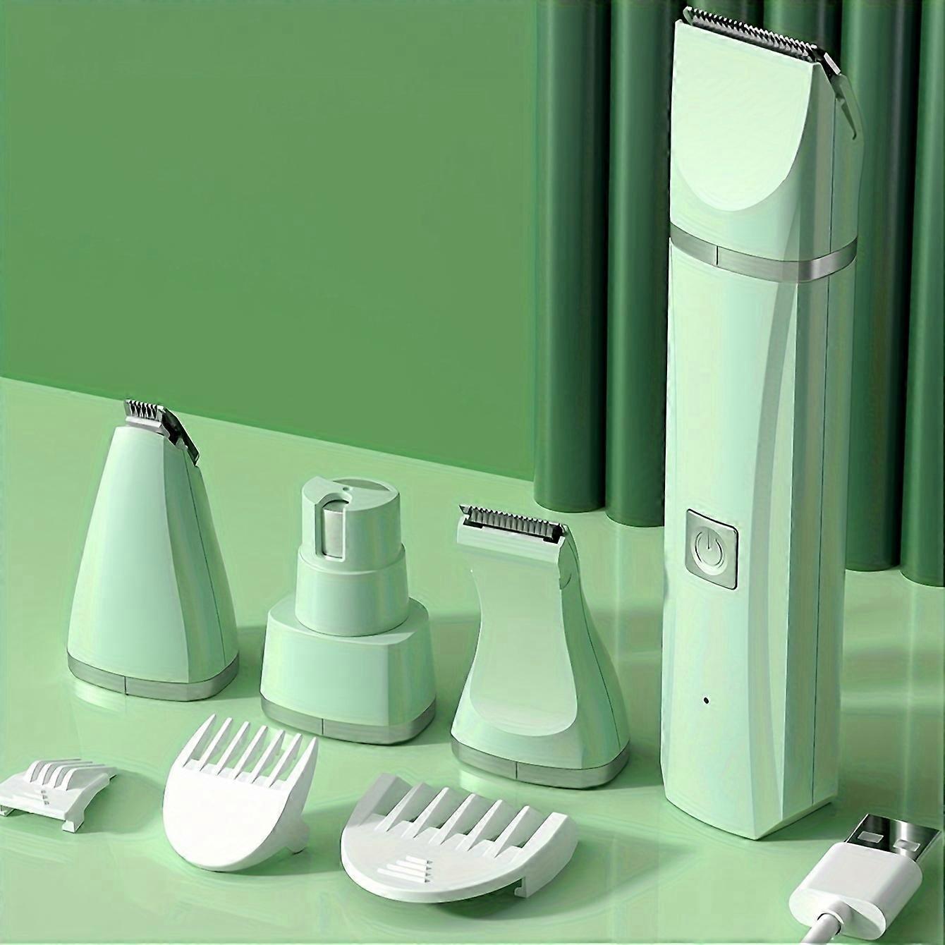 New style 4 in 1 Professional Pet Grooming Kit - USB Rechargeable Dog Hair Clippers, Safe Nail Trimmers, Foot Hair Shaver, All-In-One Tool for Pampere