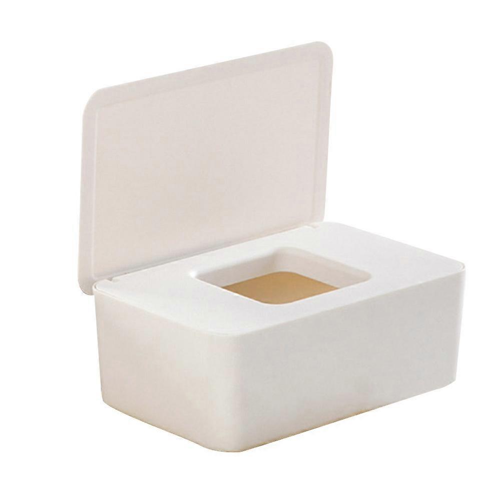 Large Capacity Seal Dust-proof Plastic Tissue Face Cover Storage Box with Lid