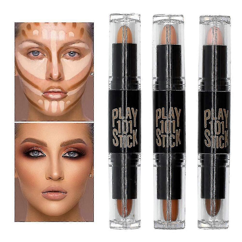 Concealer, Contour Sticks, Contour Kit, Highlight Stick, Contour En Highlight In One, 6 Kleuren Make-up Concealer Contour Pen