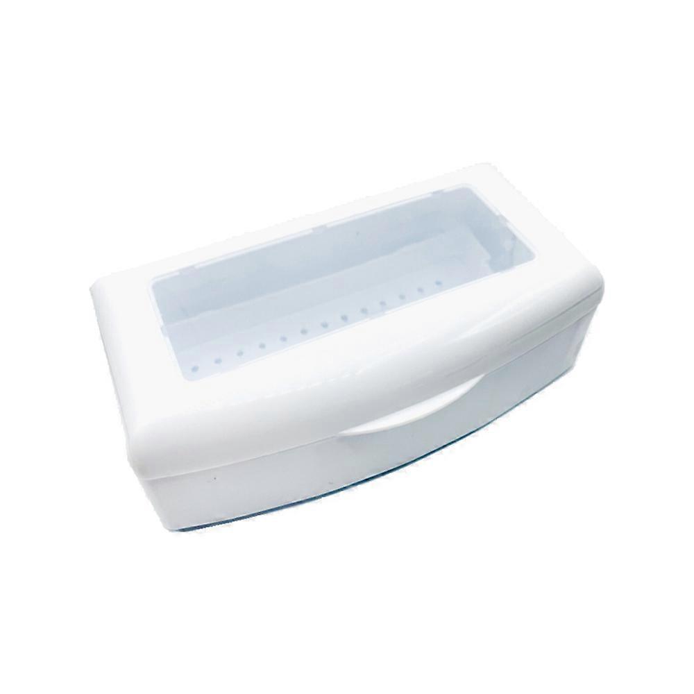 Nail Tool Sterilizer Box, Plastic Sterilization Tray for Tweezer, Eyelash Extensions, Nail Implement