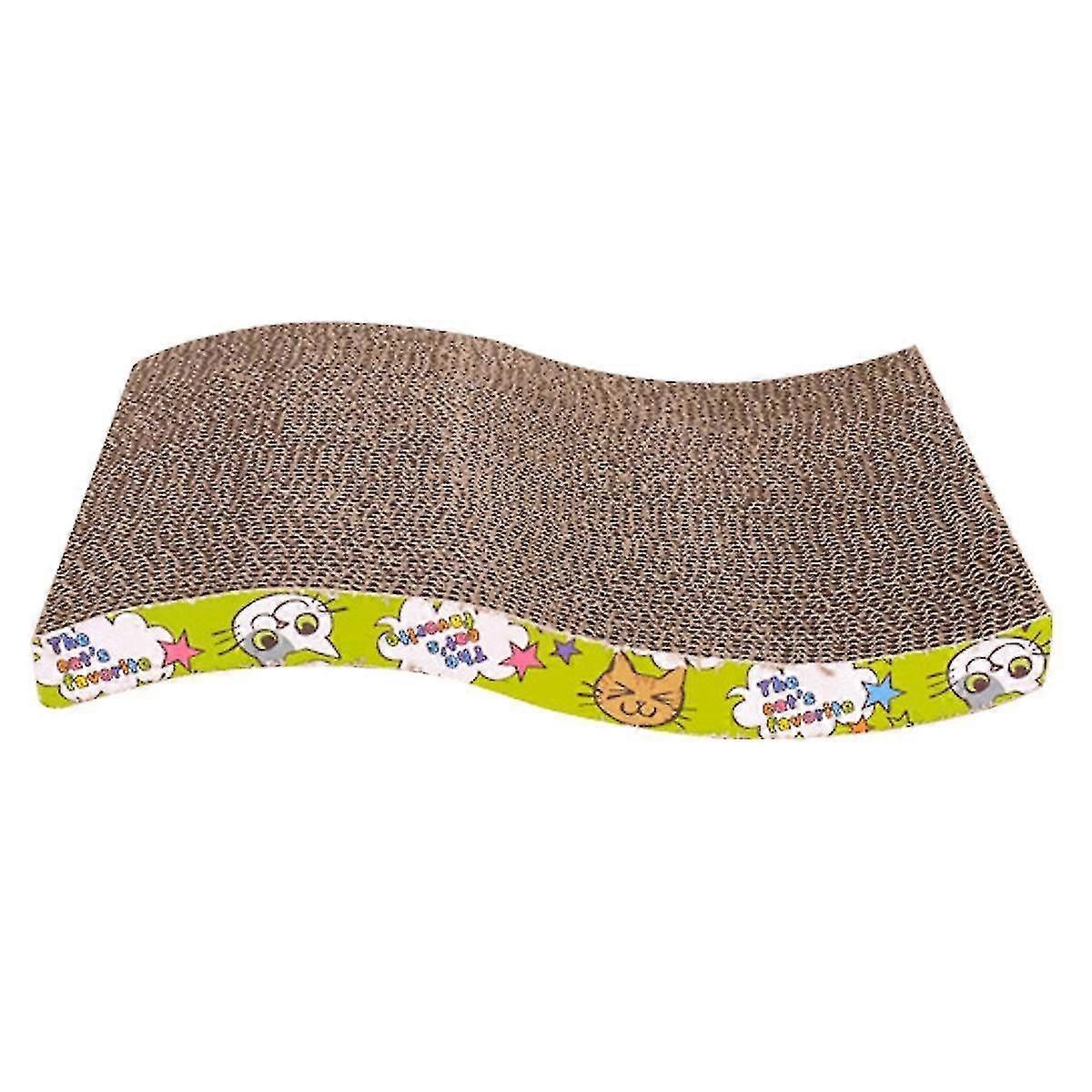 Pet Cat Kitten Scratch Scratcher Pad Seize Catch Board Mat S Shape