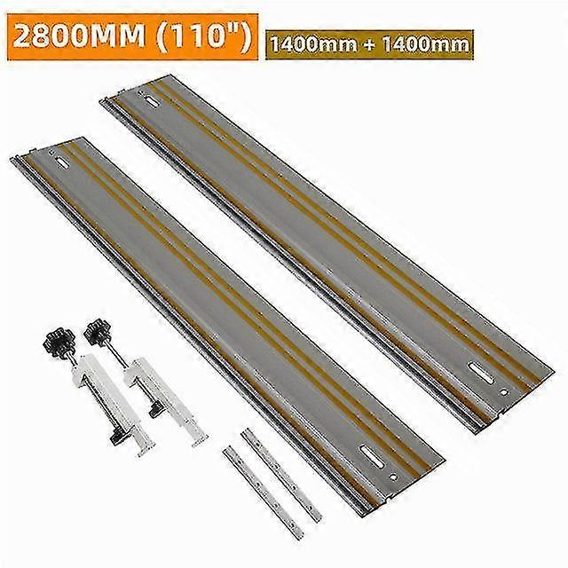 Naiwang 2 Pack Guide Rail Ing Set And Rail Guide Right- For Track Saw Reable Straight/chamfer