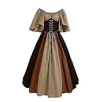 Medieval Clothing Women's Short Sleeve Gothic Dresses Halloween Carnival  Costume Retro Party Dresses Prom Dress Medieval Dress Women's Cocktail Dress  | Fruugo NO