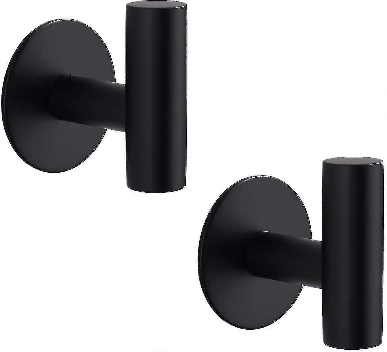 Set Of 2 Less Steel Bath Hooks No Round Towel Hooks