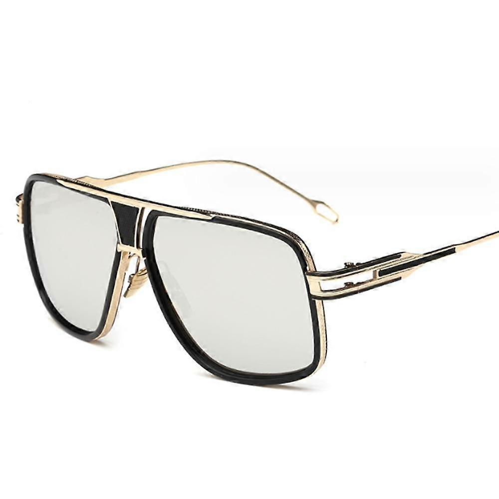 Sunglasses for Men Retro Goggle Metal Frame Classic Eyewear