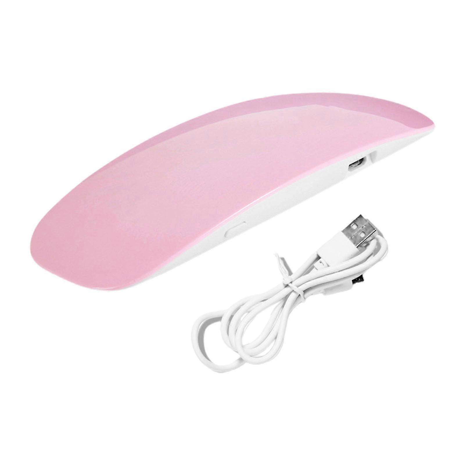 1 Set Nail Lamp One-key Timing Foldable USB Charging Quick-drying Portable Dual Light Source Mini Nail Phototherapy Machine Women Supply