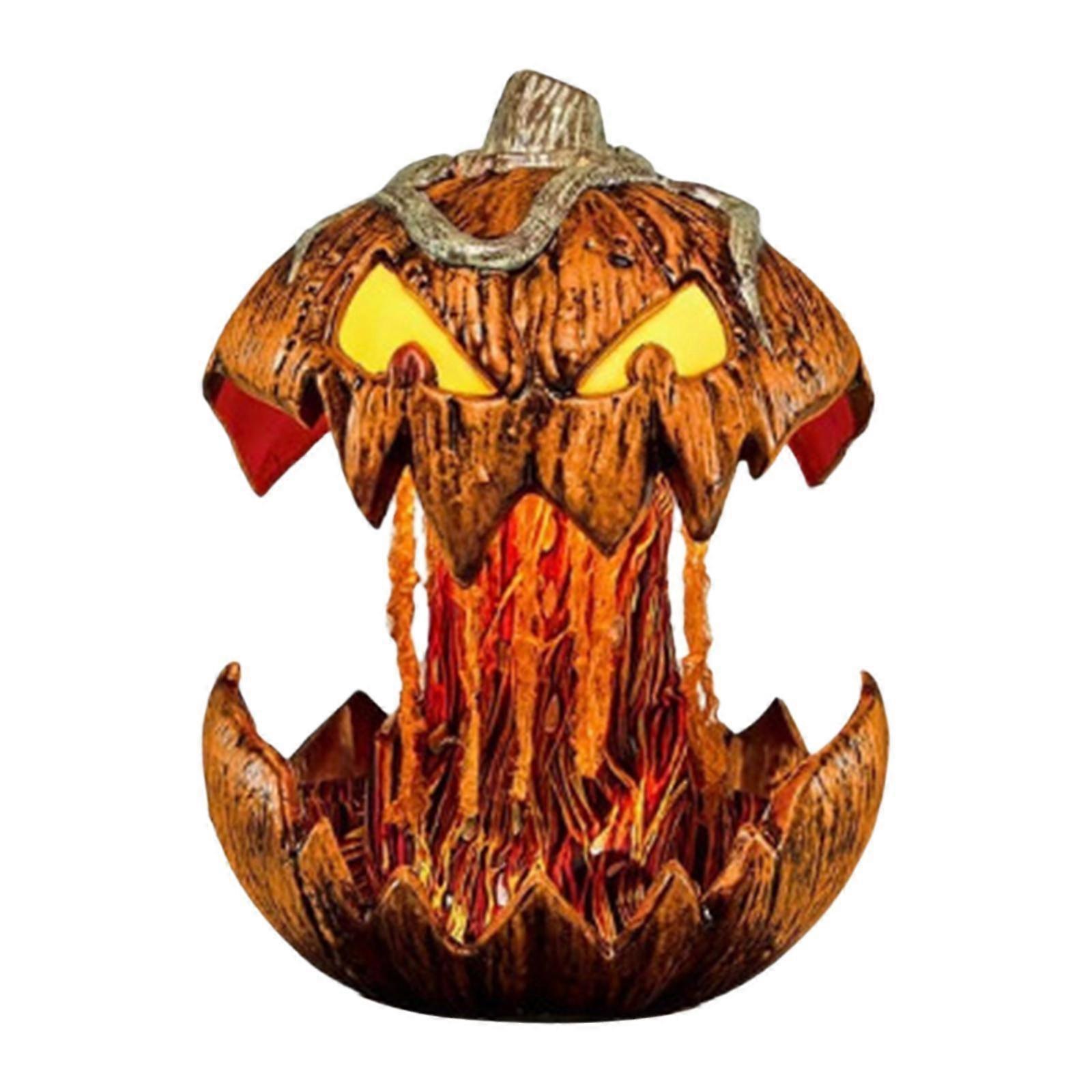 Retractable Pumpkin Lantern Light Thanksgiving Pathway Halloween Decoration
