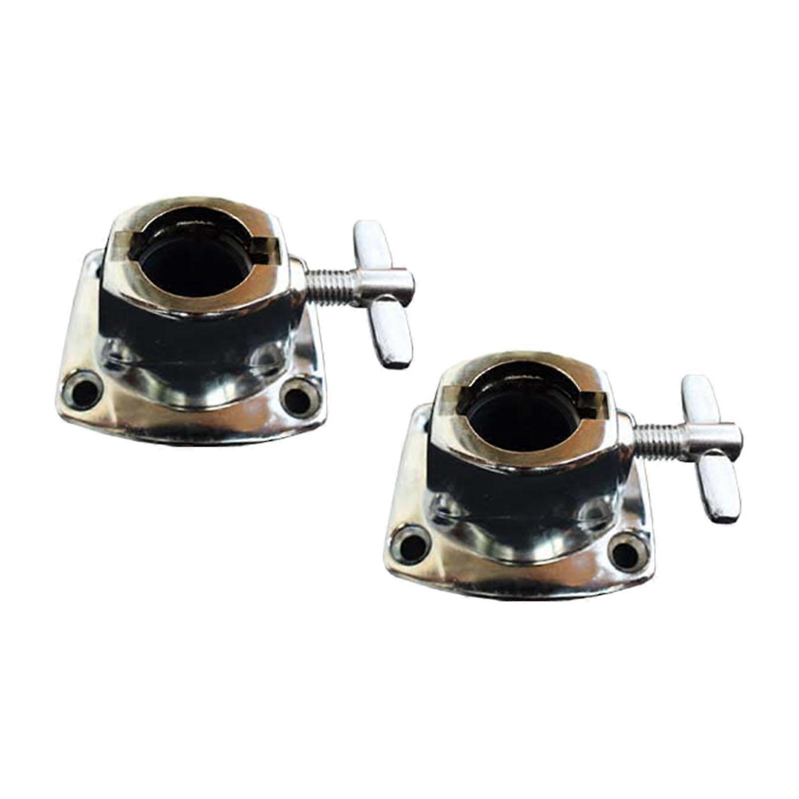 2x Drum Mount Bracket Base Practical Drum Holder Base for Tom Drum Accessory