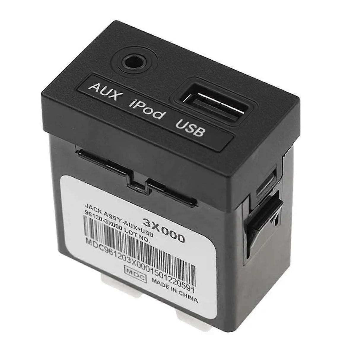 961203X000 Car 16 Pins Audio Interface USB Reader AUX for Adapter for 2011-2013 96120-3X000