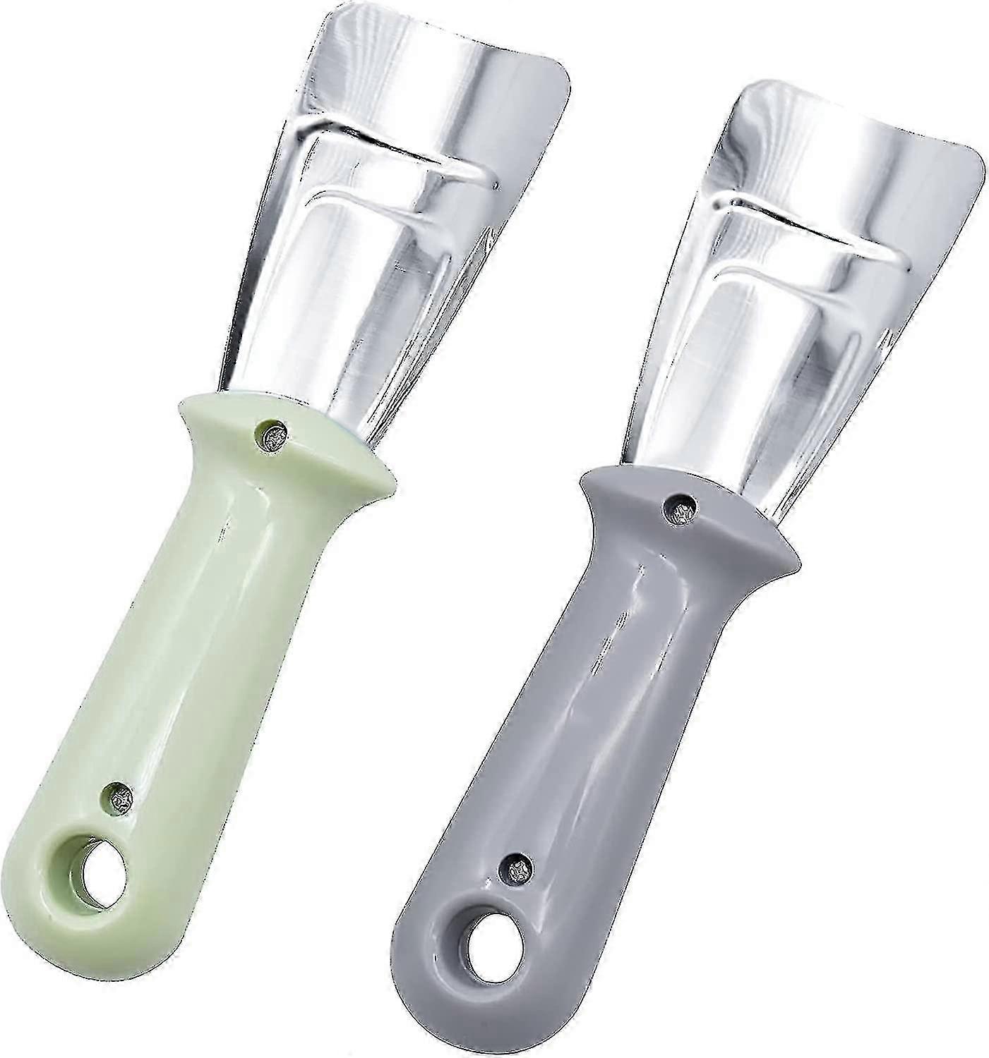 2-Pack Stainless Steel Fridge Ice Scrapers