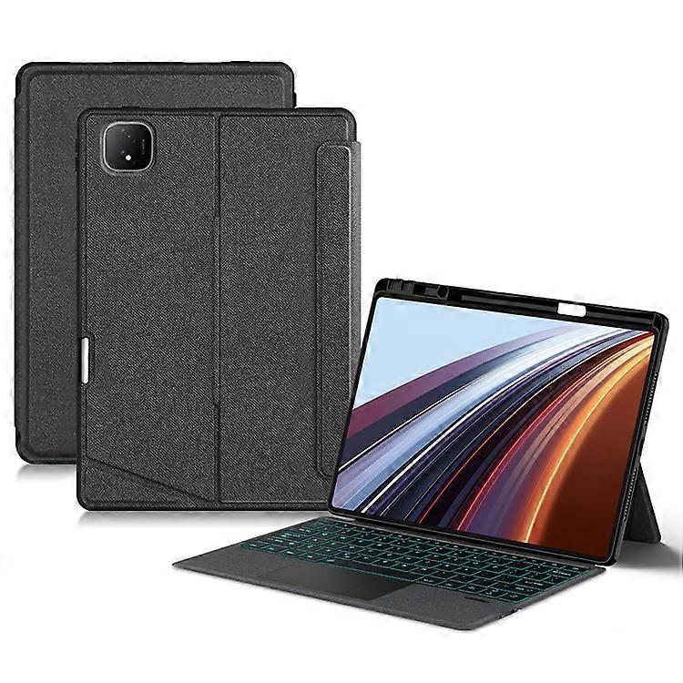 Compatible For Honor Pad GT Pro Leather Case + Bluetooth Keyboard with Backlight Trackpad