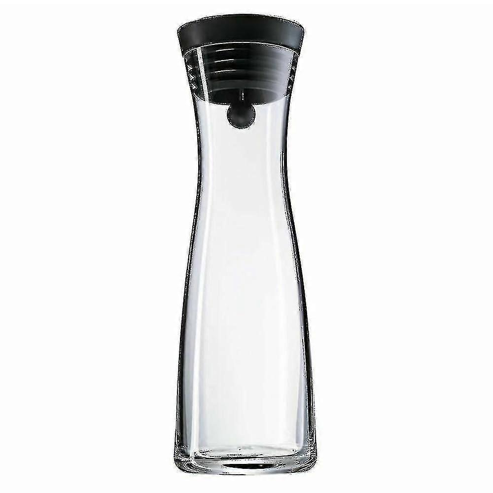 Water Carafe 1.8l High Borosilicate Glass Bottle Basic Tilting Lid