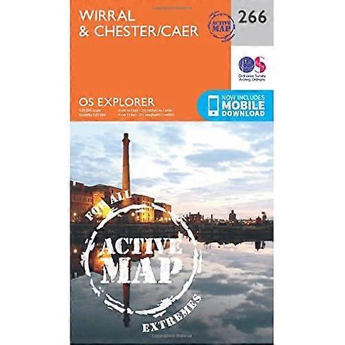 OS Explorer Map Active (266) Wirral and Chester (OS Explorer Active Map)