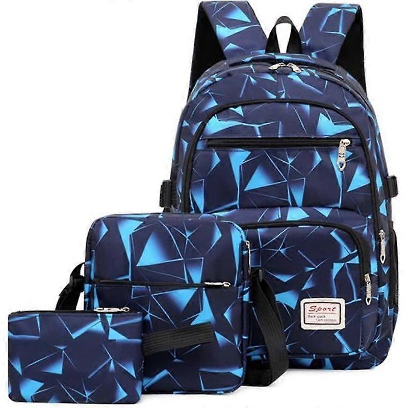 Backpack - Youth - Waterproof - Lightweight - Wear-resistant and dirt-resistant - Boy - Blue