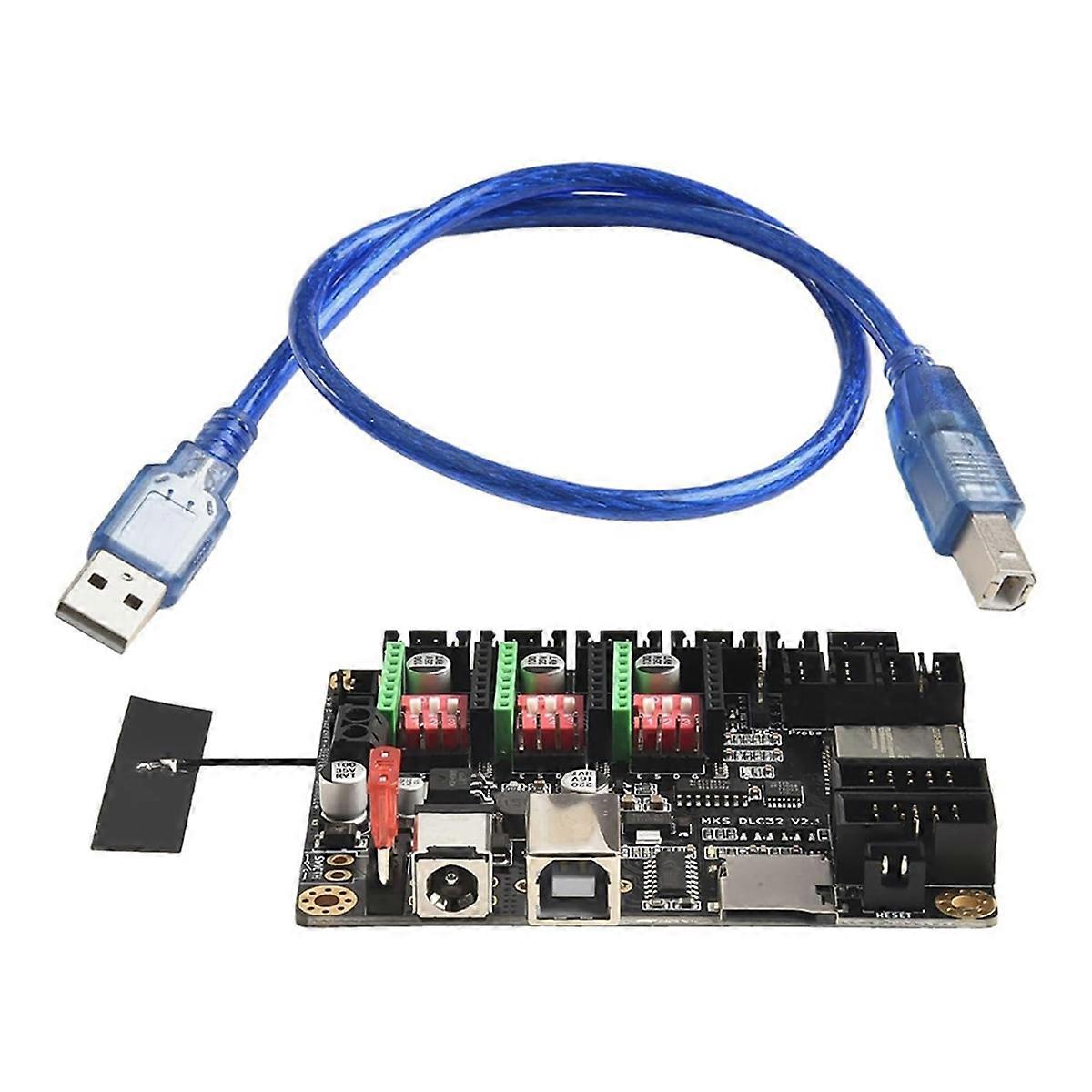 DLC32 V1 Offline Control 32Bits ESP32 WIFI GRBL TFT Desktop Lasering Engraving Machine DIY Universal Motherboard