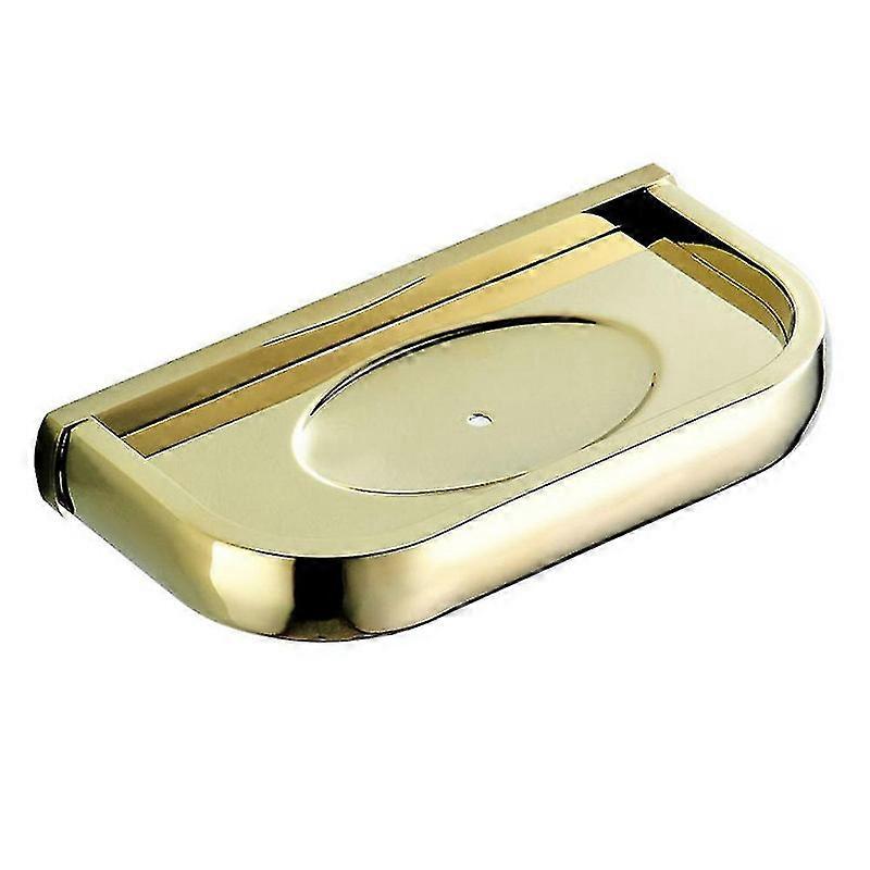 Zeepbakjes Messing Wandgemonteerde Zeepbakhouder voor Badkamer Opslag Badkameraccessoires Gouden Zeepkist