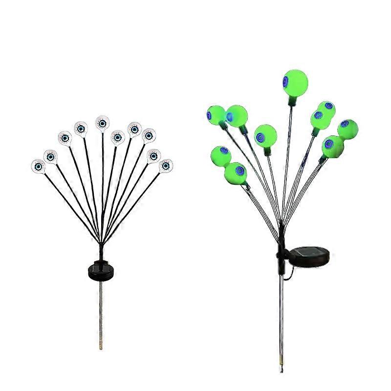 Nnetm Spooky Solar Gaze: Haunting Halloween Eyeball Stake Lights Awo54855