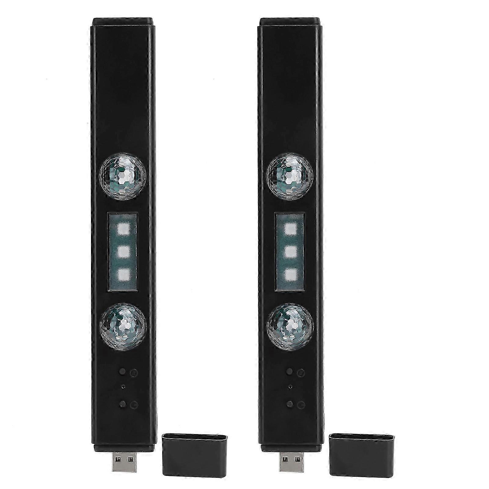 Car Led Light Strip Wireless Usb Charging Interior Decorative Lights With Remote Control