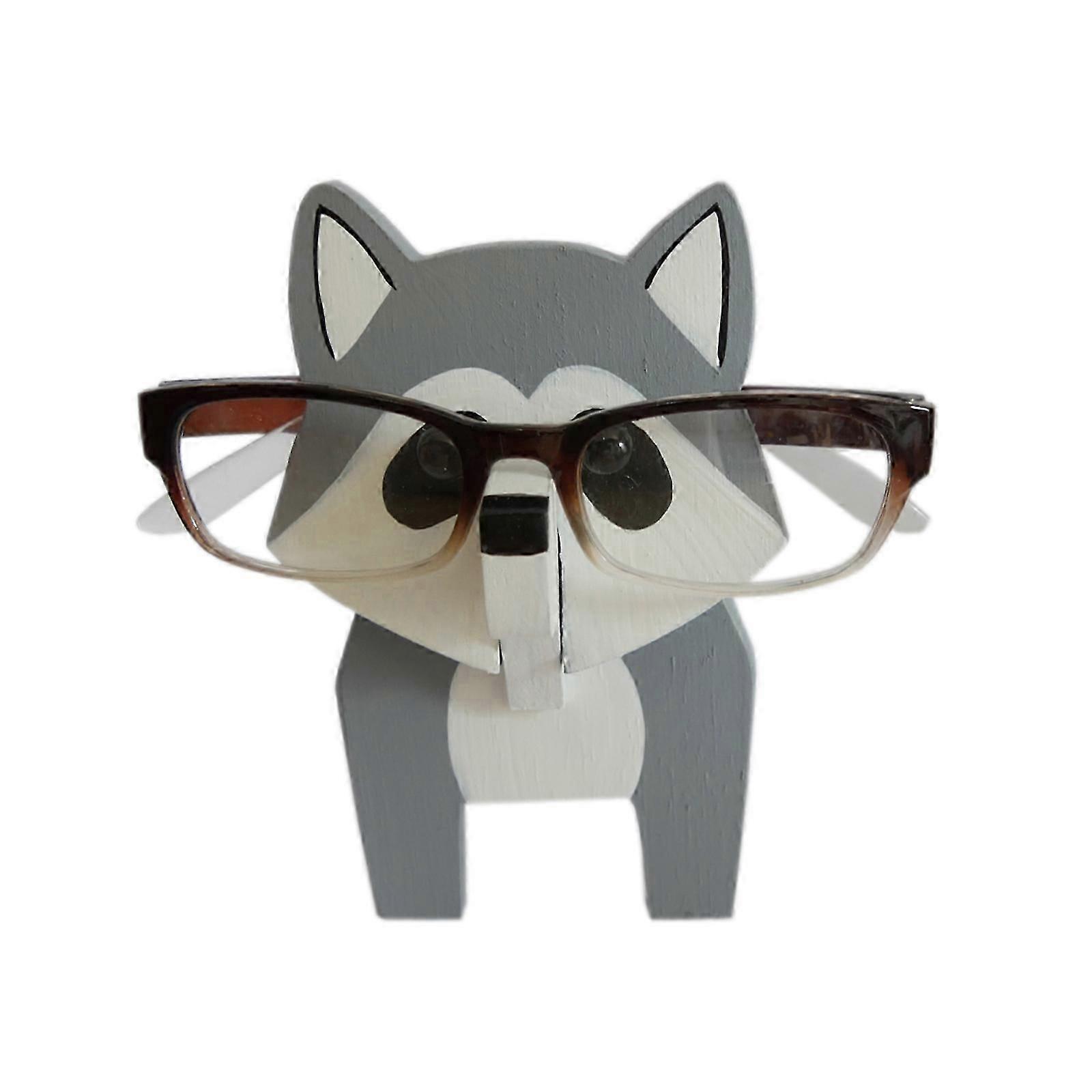 משקפי ראייה מחזיק משקפי עיניים מציגים מעמד עץ משקפי שמש של בעלי חיים עיצוב הבית