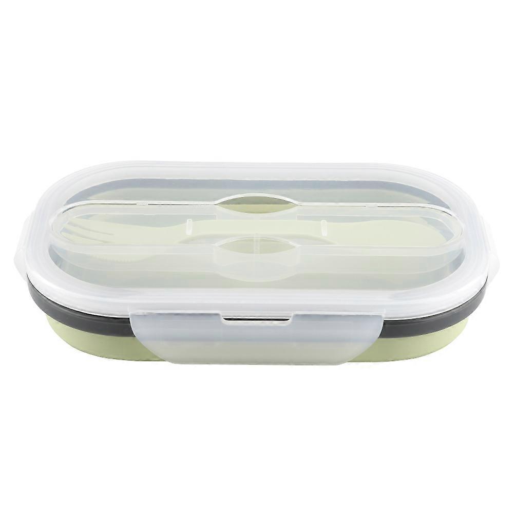 Silicone Foldable Lunch Box  Rectangle Food Storage Container