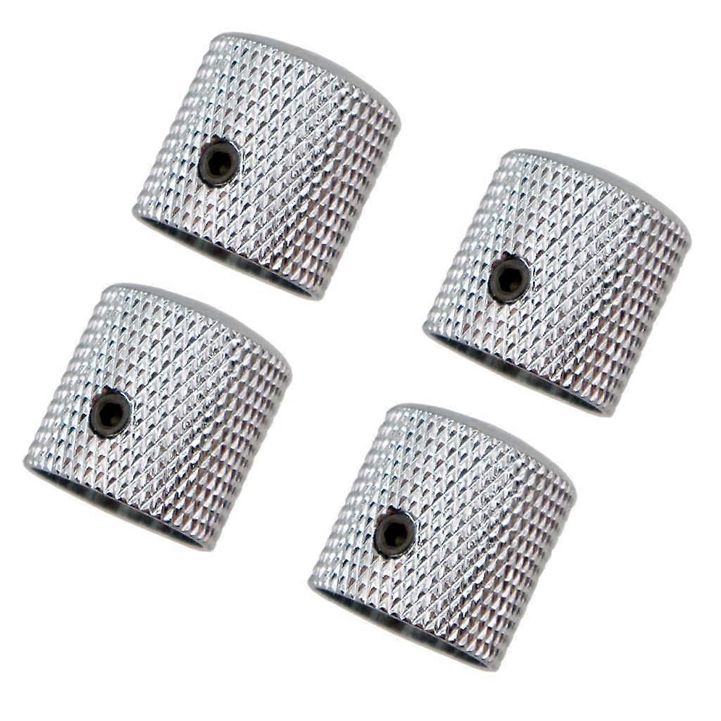 4pcs Electric Guitar/Bass Replacement Volume & Control Knobs Caps Gold