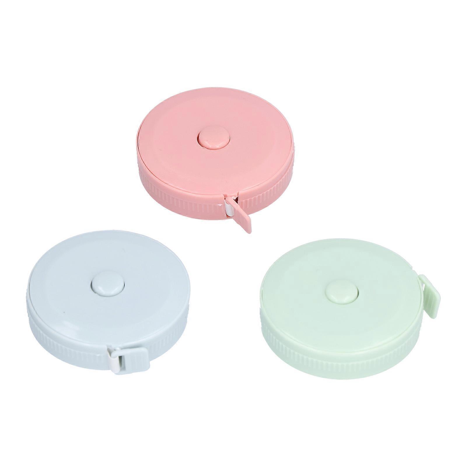 3Pcs 1.5m Soft Measurement Tape Mini Sewing Tape for Tailors Body Measurement Sewing