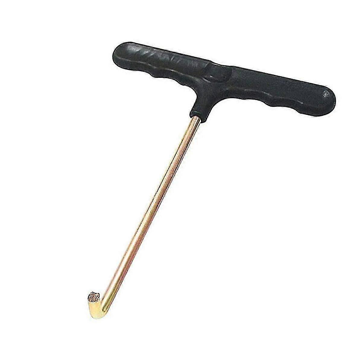 Trampoline Tools Spring Pull T-hook Metal Tent Peg Puller, Hand Tool