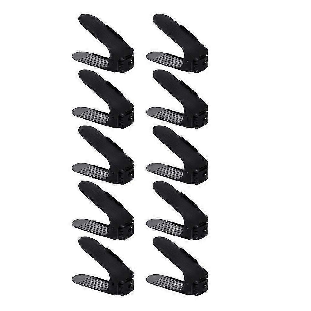 Adjustable Storage Double-Layer Thickened Shoe Rack Layered Shoe Rack Home Dormitory Shoe Storage R