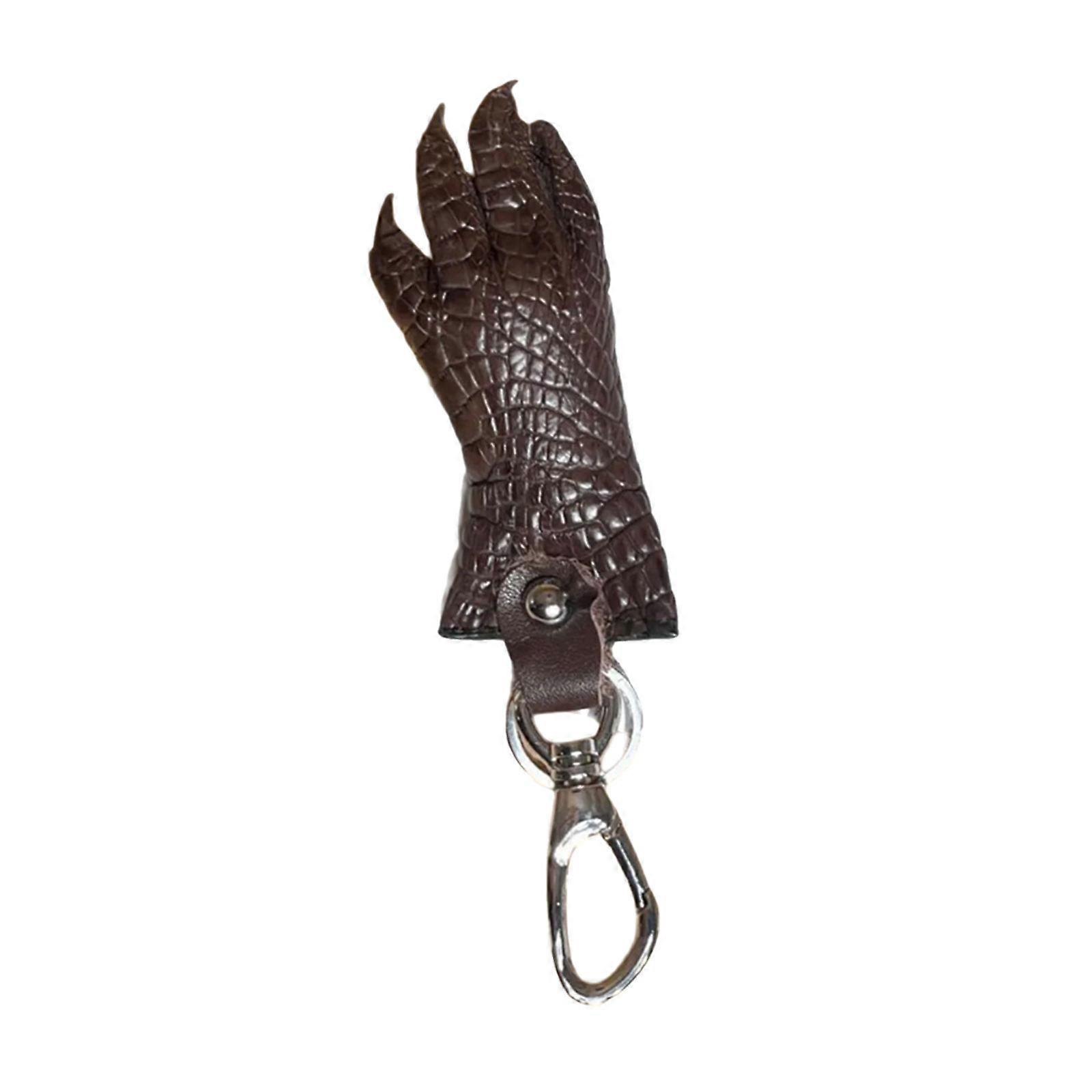 Purse Accessory Small Bag Charm Alligator Claw Shape Keychain Key Ornament Suitable for Handbags and Keys Decorating Coffee