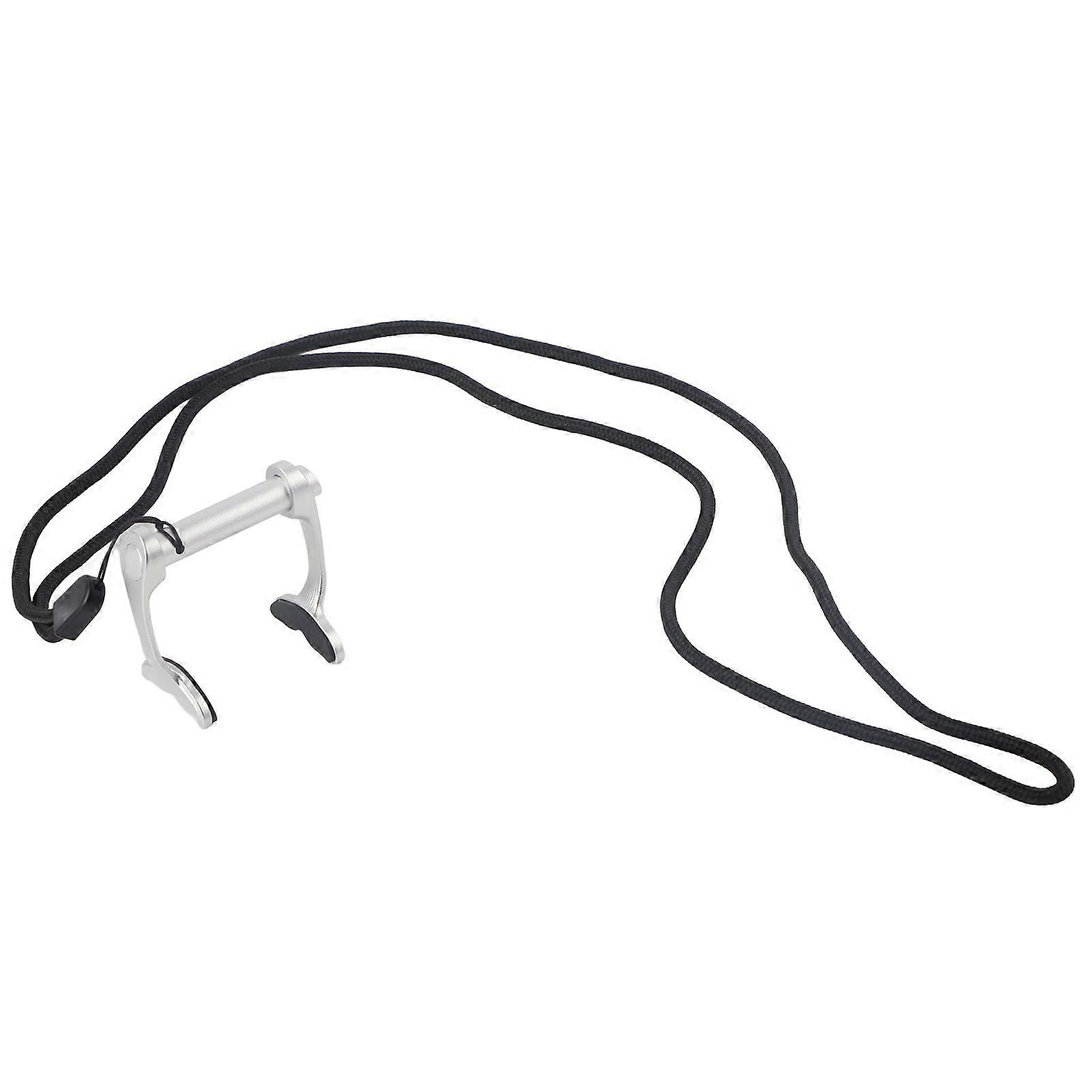 Freediving Nose Clip Swimming Nose Plugs with Anti Lost Strap for Diving Beginners Training