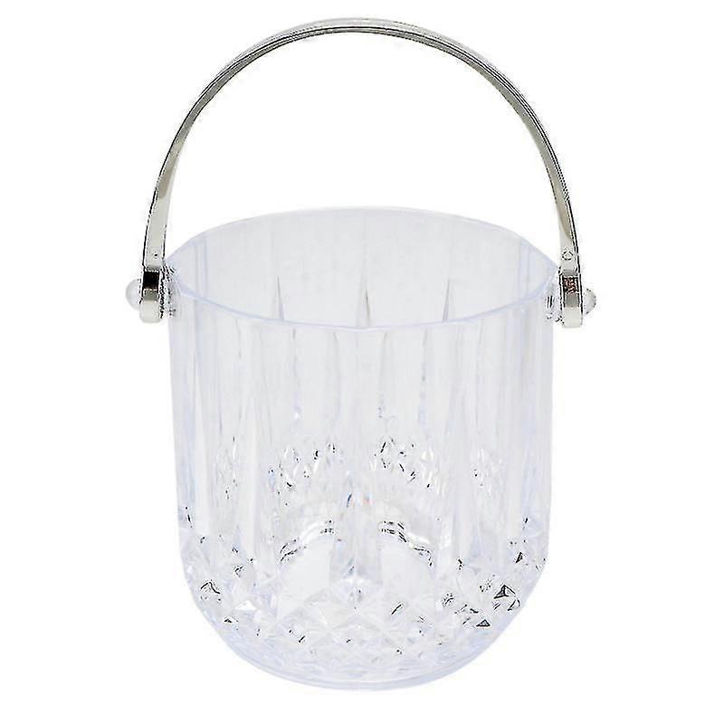 1pc Acrylic Crystal Ice Bucket Bar Creative Ice Storage Barrel Transparente