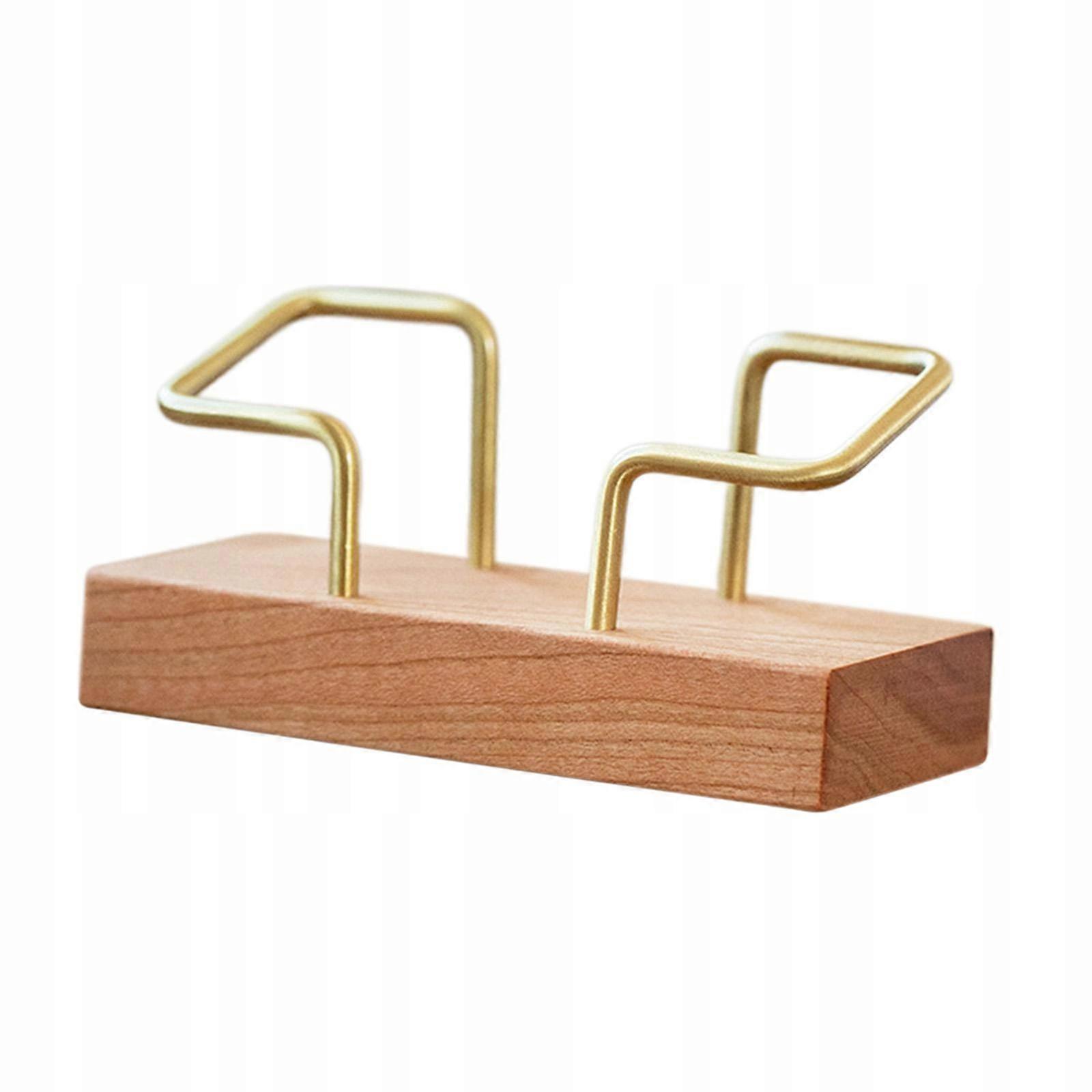 Visitenkartenhalter aus Holz für