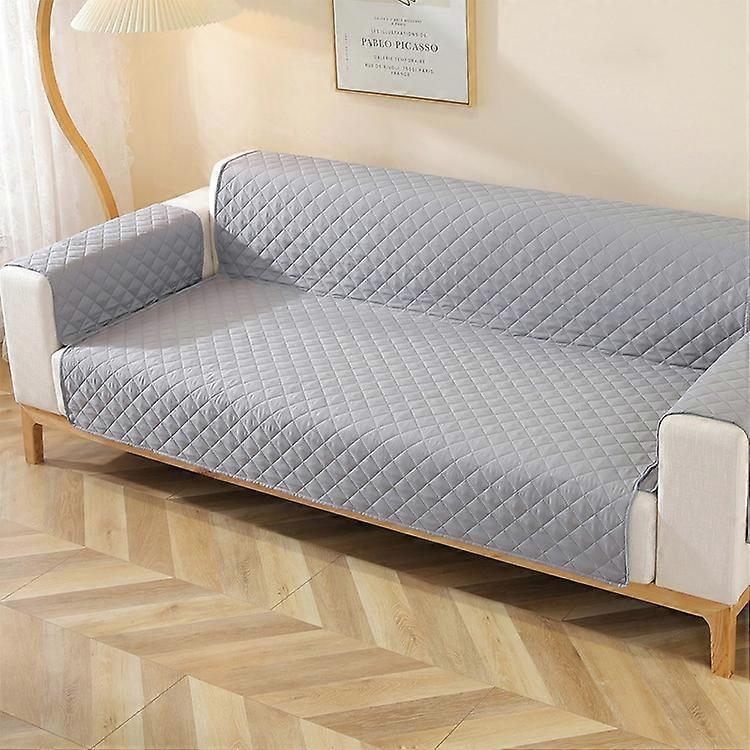 Double-sided Waterproof Pet Cushion Diamond Pattern Sofa Cover, Size:190x196cm