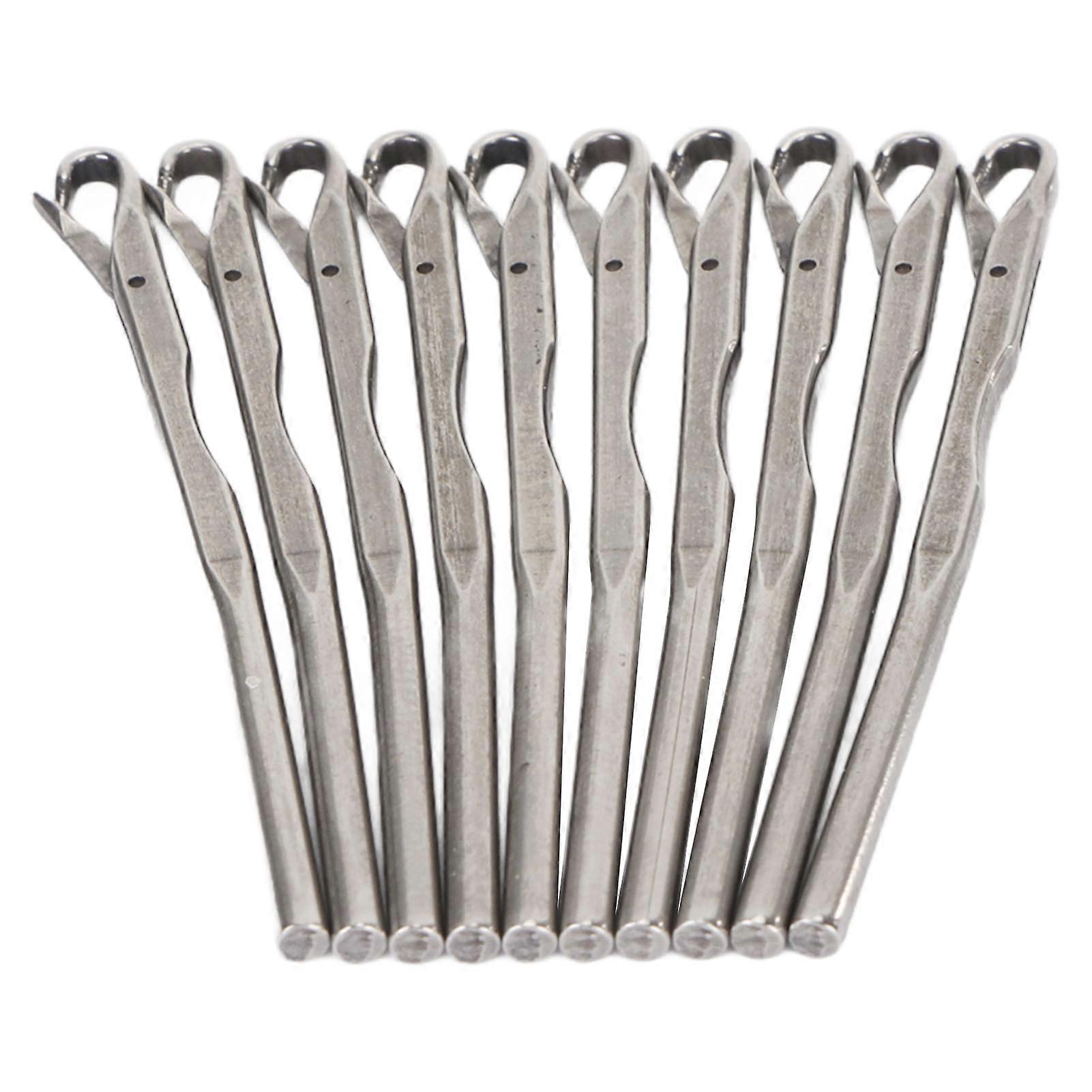 Overlock Machine Hook Needle Replacement Overedging Machine Latch Hook for Blanket Rug 10pcs