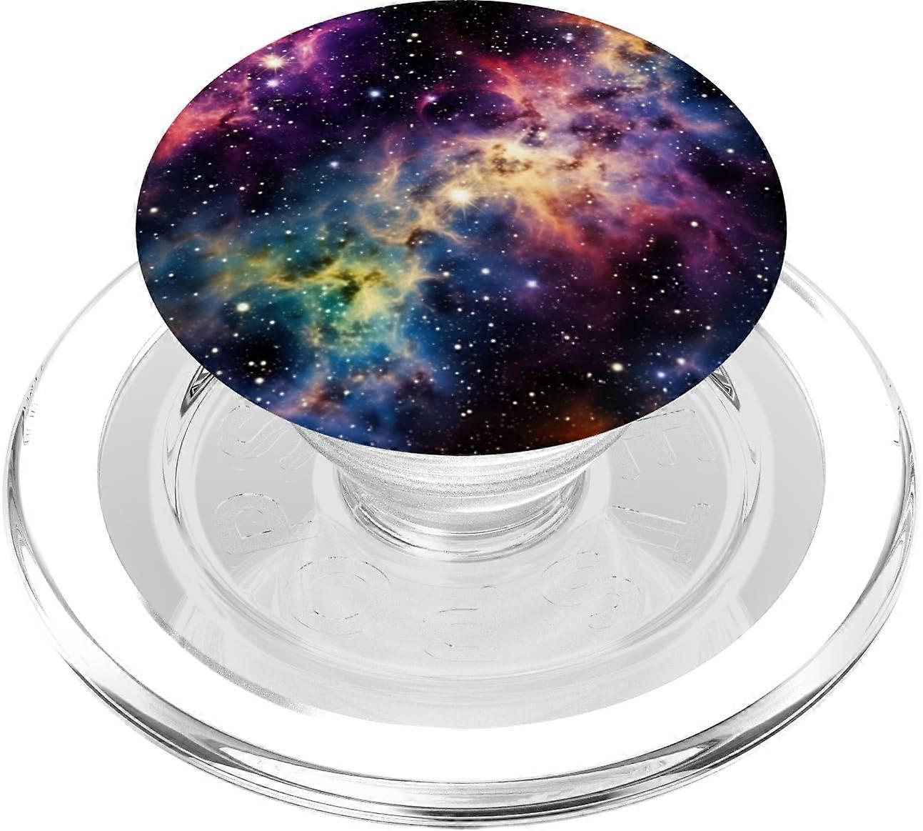 Galaxy Nebula Stars Universe Space MagSafe PopGrip For iPhone MagSafe Compatible Space Theme Galaxy Nebula Pattern