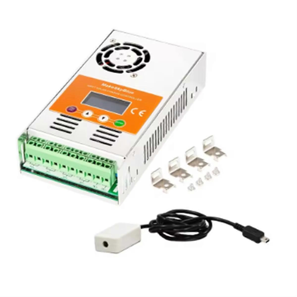 60A48V-V125 with Wifi Cloud Box MakeSkyBlue 60A 48V MPPT Solar Charge Controller for Li-NMC LifePO4