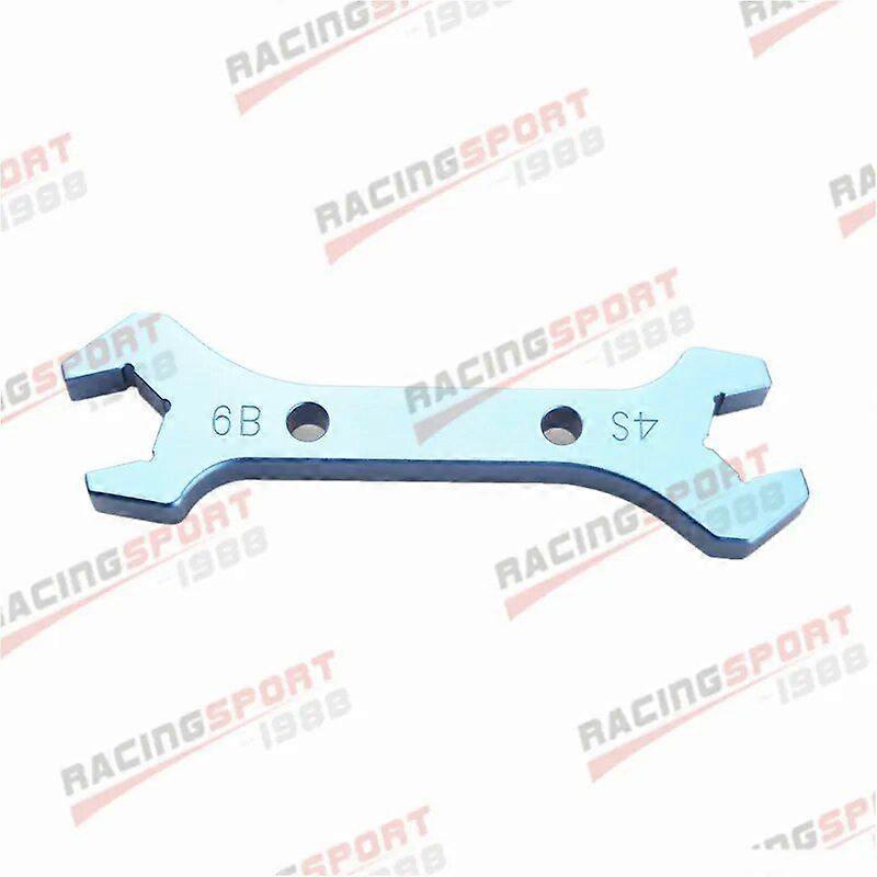 AN-6 AN6 / AN-4 AN4 Double Ended Wrench Spanner CNC Billet Aluminum Black/BLUE/Silver