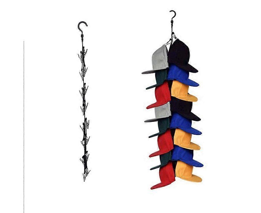16 Cap Hanging Organizer - Durable Closet Hook for Baseball Hats, Space-Saving Storage Solution, Perfect Gift Idea