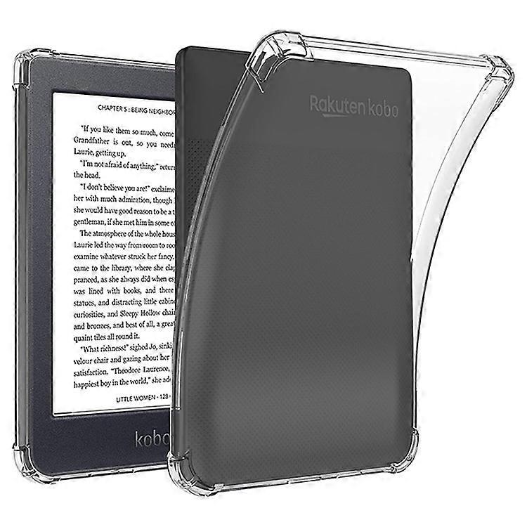 Compatible For Kobo Clara HD 6.0 Inch Clear Case Four Corner Protection Tablet TPU Cover