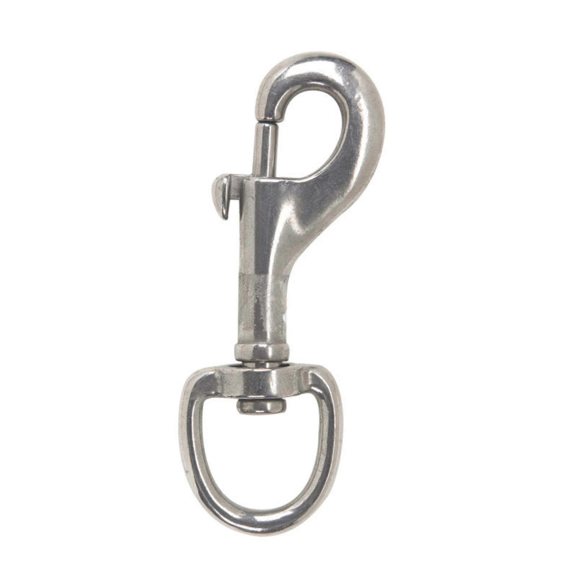 Campbell T7631324 Swiveling Round Eye Bolt Snap 3/8 Inch Heavy Duty Steel Connector for Rigging and Tying